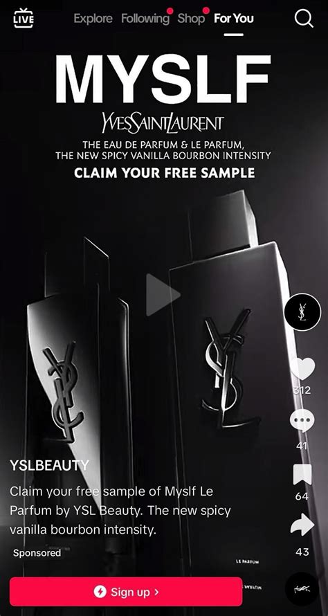 ysl myslf sample|ysl scent samples.